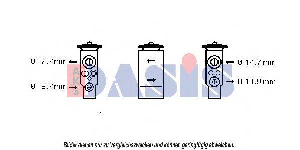 AKS DASIS 840200N Расширительный клапан, кондиционер