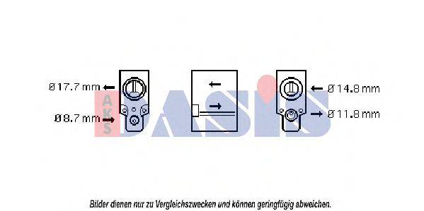 AKS DASIS 840210N Расширительный клапан, кондиционер