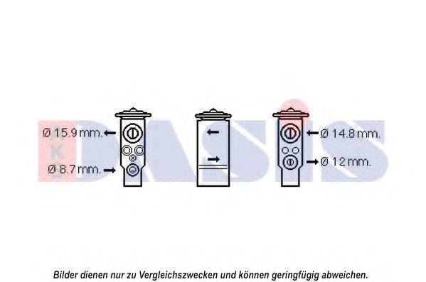 AKS DASIS 840211N Расширительный клапан, кондиционер