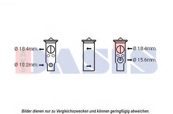 AKS DASIS 840214N Расширительный клапан, кондиционер