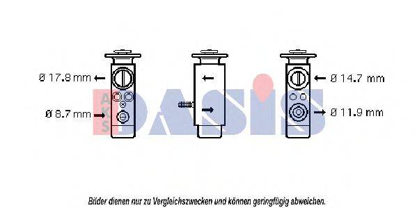 AKS DASIS 840310N Расширительный клапан, кондиционер