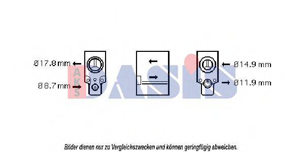 AKS DASIS 840520N Расширительный клапан, кондиционер