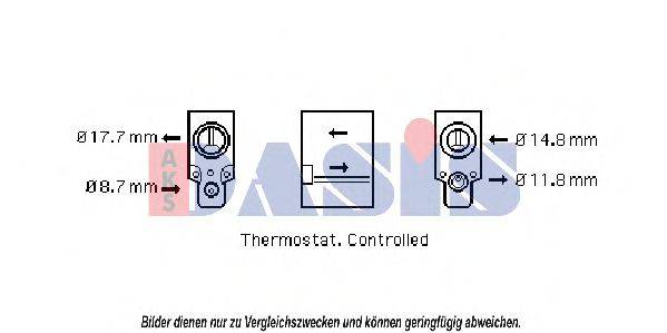 AKS DASIS 840590N Расширительный клапан, кондиционер