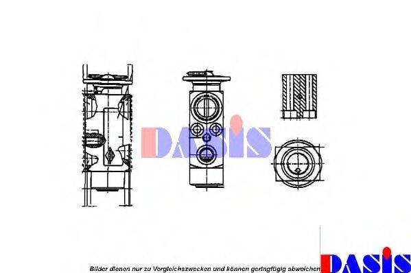 AKS DASIS 841030N Расширительный клапан, кондиционер