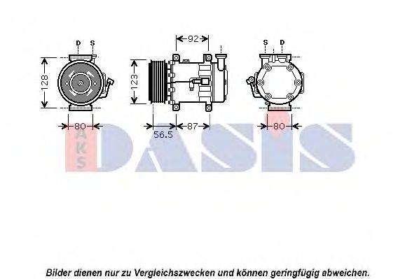 AKS DASIS 851429N Компрессор, кондиционер