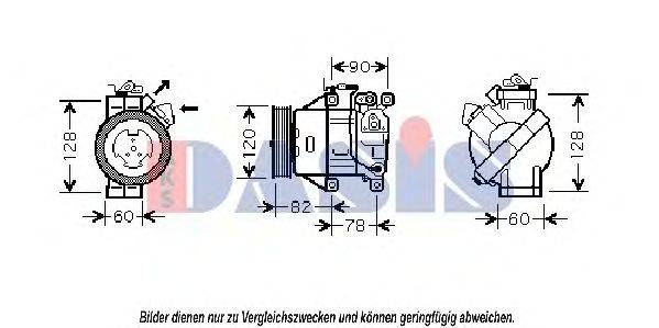 AKS DASIS 851891N Компрессор, кондиционер