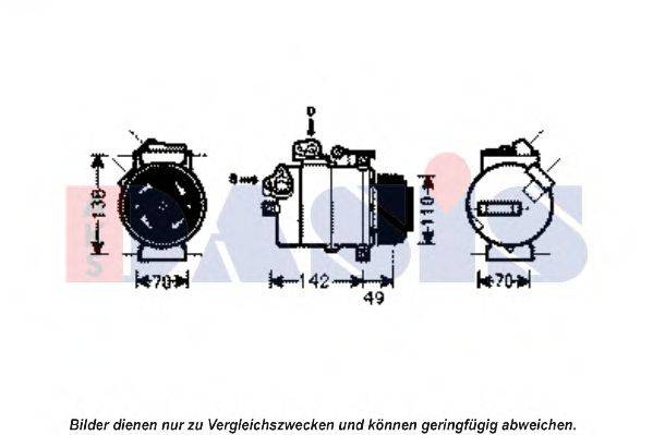 AKS DASIS 851910N Компрессор, кондиционер