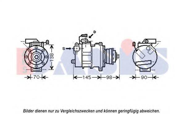 AKS DASIS 852535N Компрессор, кондиционер
