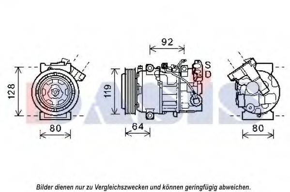 AKS DASIS 852612N Компрессор, кондиционер