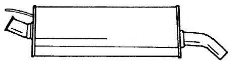 AKS DASIS SG50618 Глушитель выхлопных газов конечный