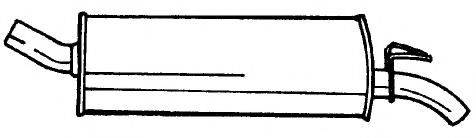 AKS DASIS SG50606 Глушитель выхлопных газов конечный