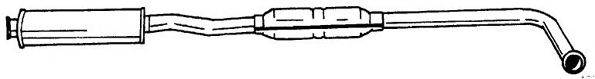 AKS DASIS SG50431 Средний глушитель выхлопных газов