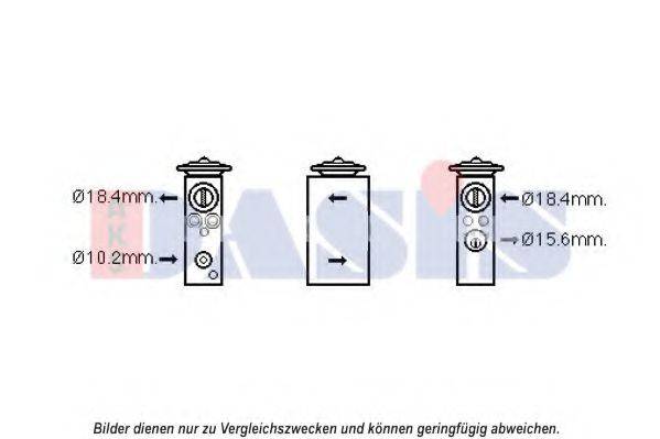 AKS DASIS 840236N Расширительный клапан, кондиционер