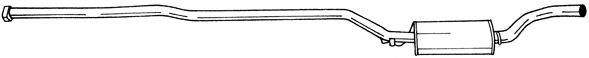 AKS DASIS SG25406 Средний глушитель выхлопных газов
