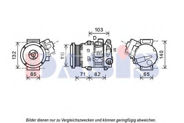 AKS DASIS 852681N Компрессор, кондиционер