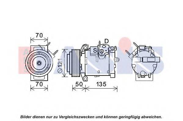 AKS DASIS 852702N Компрессор, кондиционер