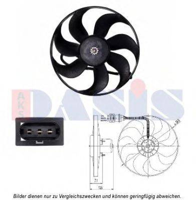 AKS DASIS 488029N Вентилятор, охлаждение двигателя