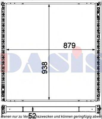 AKS DASIS 260034N Низкотемпературный охладитель, интеркулер