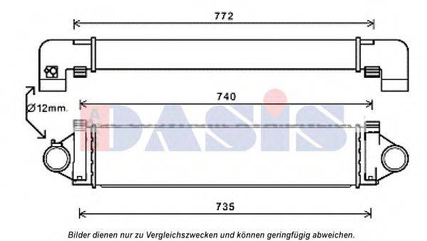 AKS DASIS 047028N Интеркулер