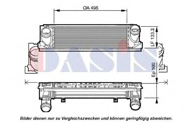 AKS DASIS 057029N Интеркулер