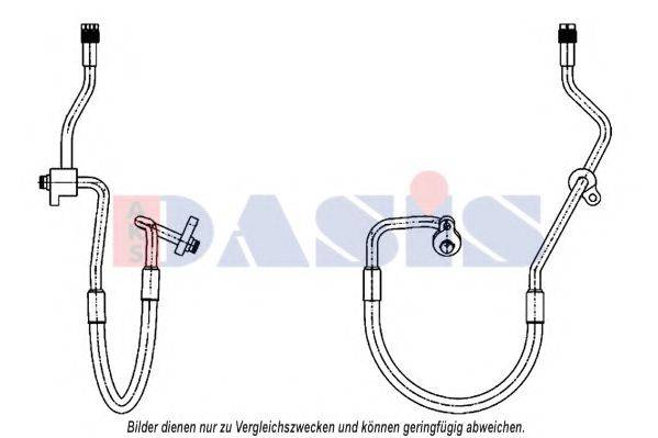 AKS DASIS 885811N Трубопровод высокого давления, кондиционер