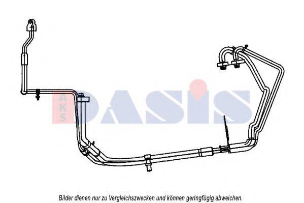 AKS DASIS 885817N Трубопровод высокого / низкого давления, кондиционер