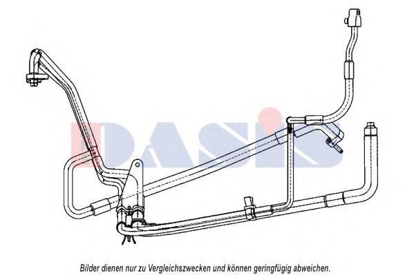 AKS DASIS 885818N Трубопровод высокого / низкого давления, кондиционер