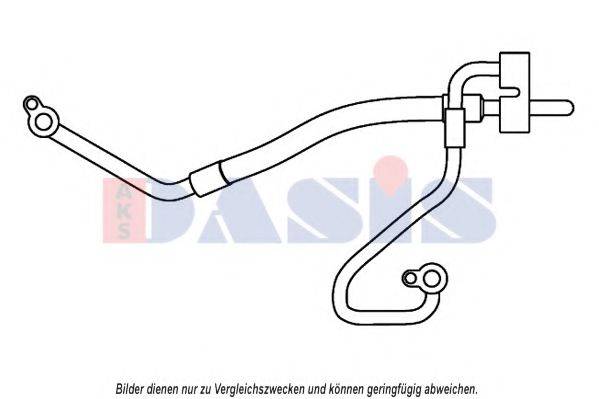 AKS DASIS 885821N Трубопровод высокого / низкого давления, кондиционер