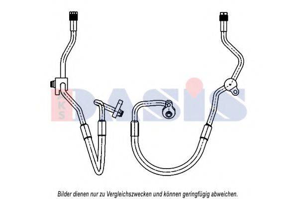 AKS DASIS 885865N Трубопровод высокого давления, кондиционер