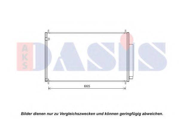 AKS DASIS 102042N Конденсатор, кондиционер