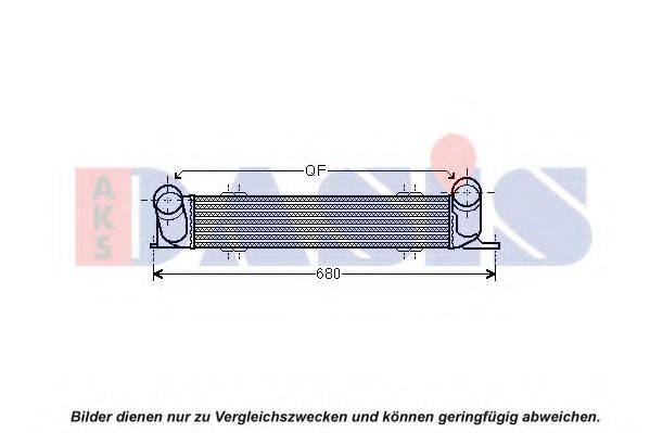 AKS DASIS 057034N Интеркулер