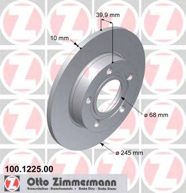 ZIMMERMANN 100122500 Тормозной диск