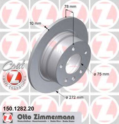 ZIMMERMANN 150128220 Тормозной диск