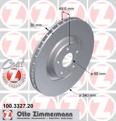 ZIMMERMANN 100332720 Тормозной диск