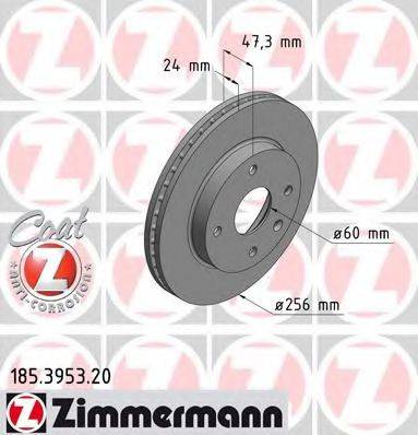 ZIMMERMANN 185395320 Тормозной диск