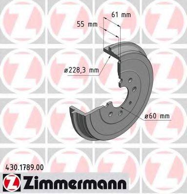 ZIMMERMANN 430178900 Тормозной барабан