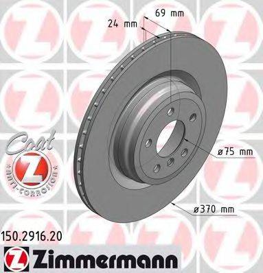 ZIMMERMANN 150291620 Тормозной диск