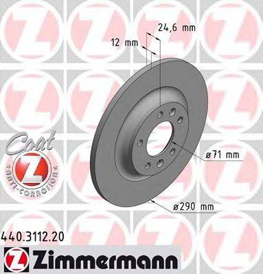 ZIMMERMANN 440311220 Тормозной диск