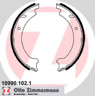 ZIMMERMANN 109901021 Комплект тормозных колодок, стояночная тормозная система