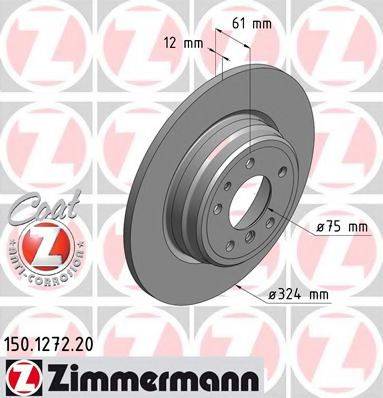 ZIMMERMANN 150127220 Тормозной диск