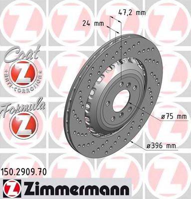 ZIMMERMANN 150290970 Тормозной диск
