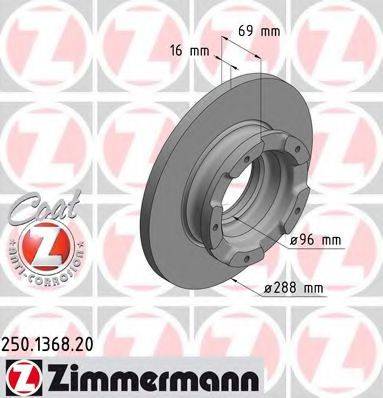 ZIMMERMANN 250136820 Тормозной диск