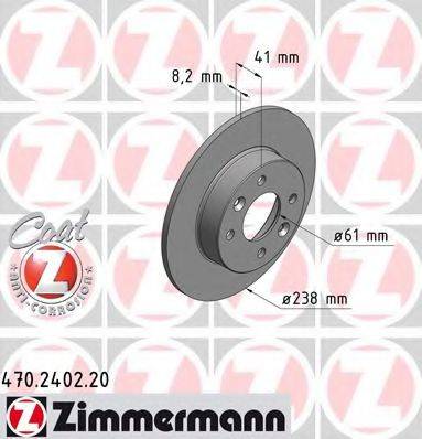 ZIMMERMANN 470240220 Тормозной диск