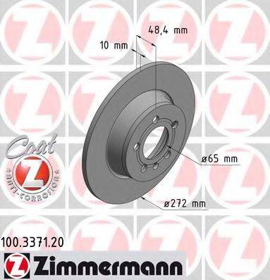 ZIMMERMANN 100337120 Тормозной диск