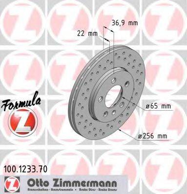 ZIMMERMANN 100123370 Тормозной диск