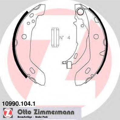 ZIMMERMANN 109901041 Комплект тормозных колодок