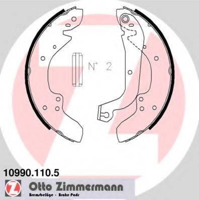 ZIMMERMANN 109901105 Комплект тормозных колодок