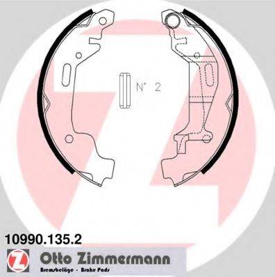ZIMMERMANN 109901352 Комплект тормозных колодок