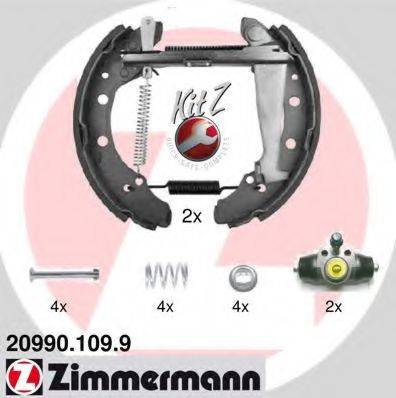 ZIMMERMANN 209901099 Комплект тормозных колодок