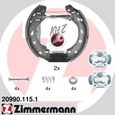 ZIMMERMANN 209901151 Комплект тормозных колодок